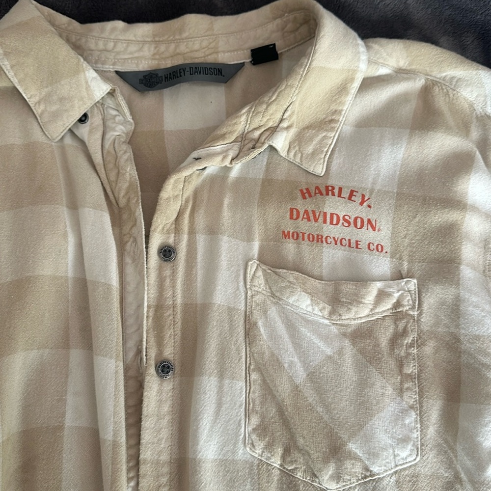 Harley Davidson button up